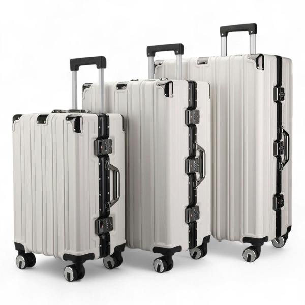 Infinity Luggage Hardshell Suitcase Set Robust 8 Wheel Cabin Luggage Suitcases