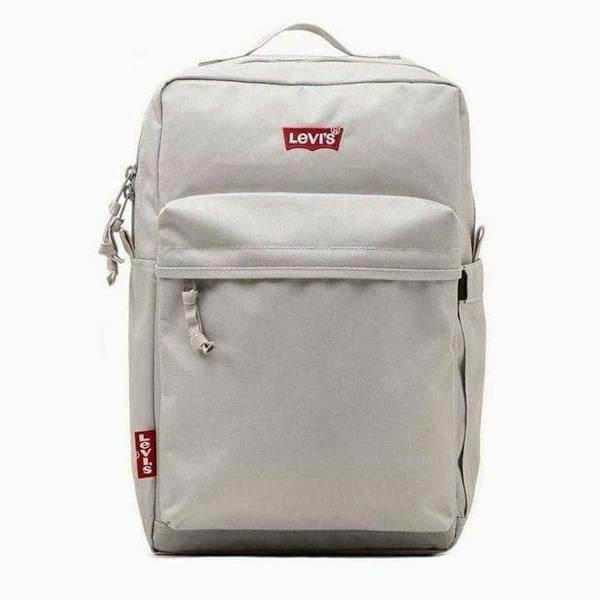 Levis Logo Eco Friendly Tab Detail Backpack - Sharkskin/Red - 