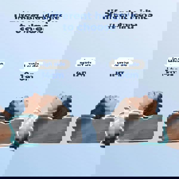 Lavio Memory Foam Cervical Pillow Neck Shoulder Arm Back Support Pain Relief