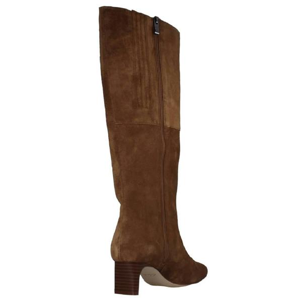 Clarks Ladies Clarks Thin Block Heeled Knee High Boots Edina Tall