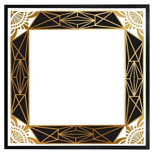Benjamin Tate Design Art deco border (picture Frame)