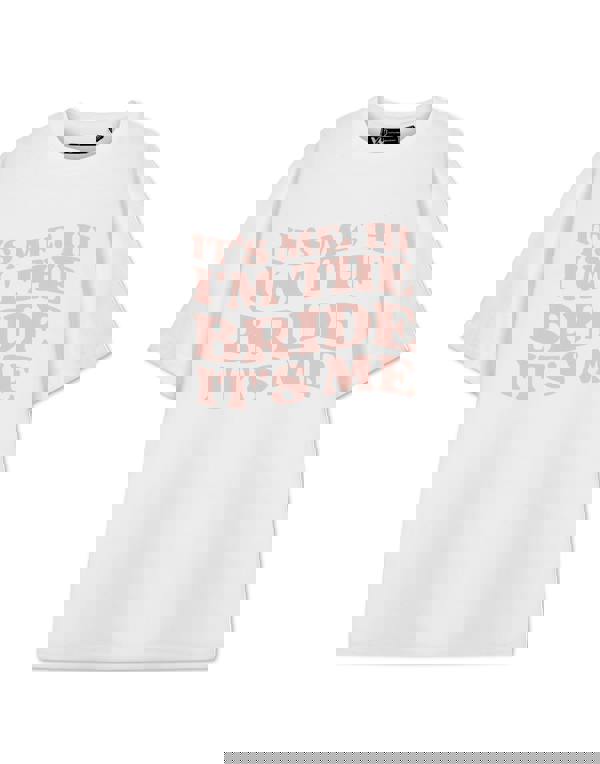 Show Me The Merch Womens White It's Me, Hi Short Sleeved T-Shirt