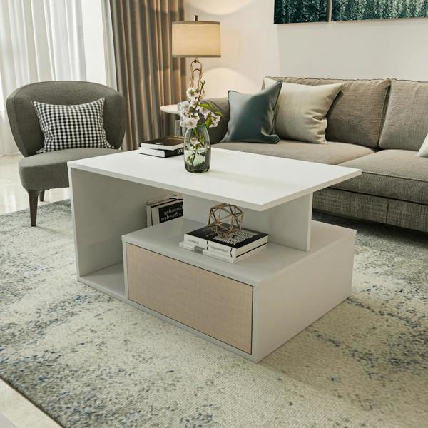 Decorotika Mana 90 cm Modern Coffee Table