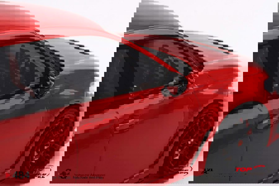 TSM Honda Civic Type R Rallye Red RHD 2023 1:18 Scale TSM TS0484
