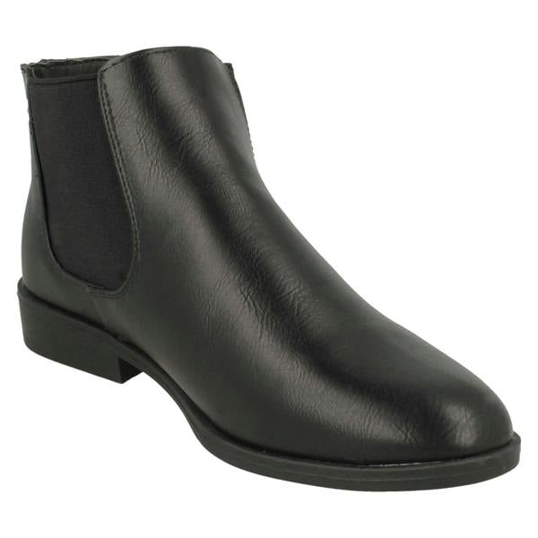 Spot On Ladies Spot On Gusset Chelsea Boots F4449