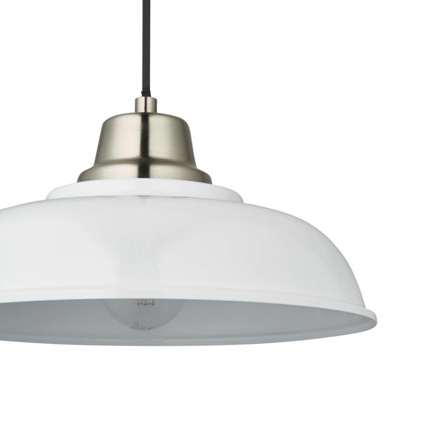 Pagazzi Lighting Bakewell White Pendant