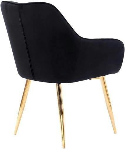 HYGRAD BUILT TO SURVIVE Upholstered Velvet Dining Armchairs, Gold Legs – Set of 2 | HYGRAD®