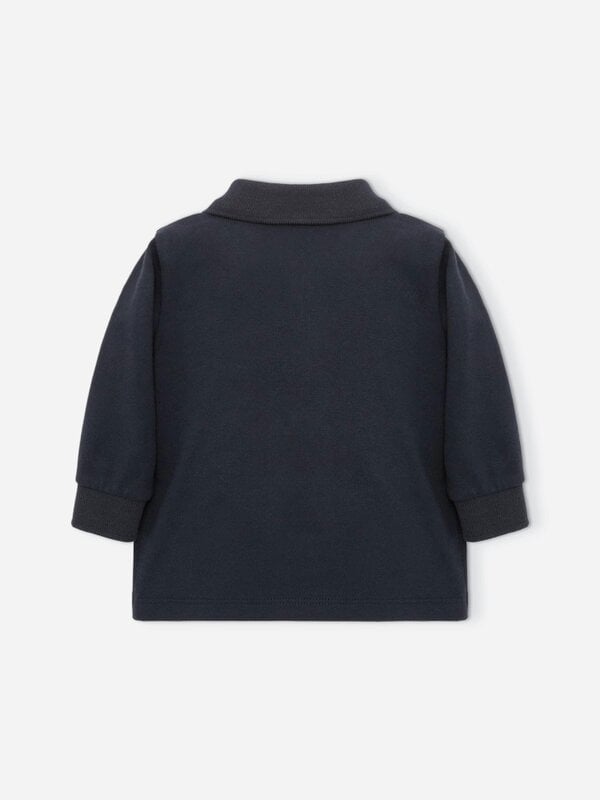 Moncler Enfant Baby Boys Logo Pocket Polo Shirt in Navy