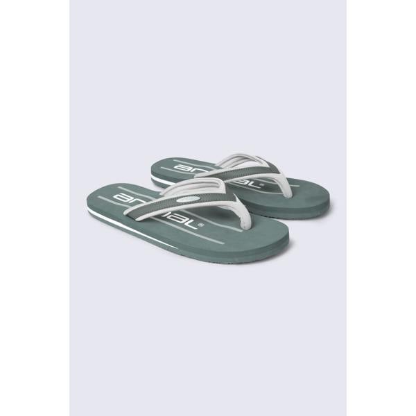 Animal Mens Jekyl Recycled Flip Flops - Dark Khaki - 