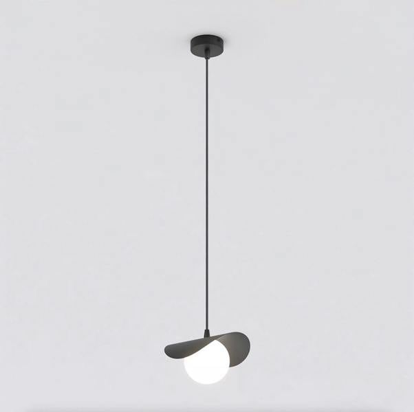 Emibig RITUAL Pendant lamp 1 x G9 Black with White Shade