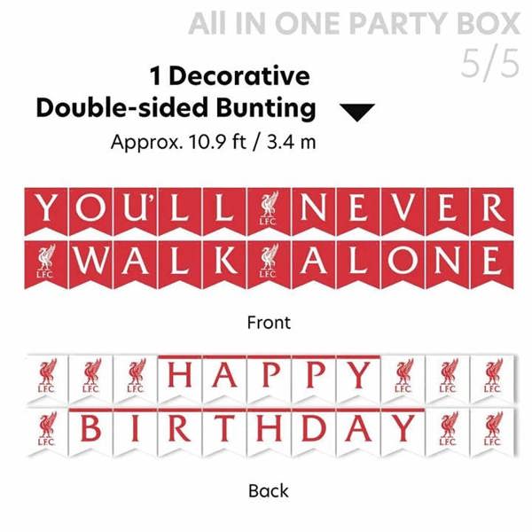 Liverpool FC All in One Party Box Set, Kitchen Accessories, Sports, Gift