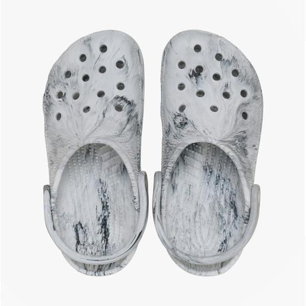 Crocs Crocs WATERCOLOR MARBLED Unisex Adults Clogs Grey Swirl