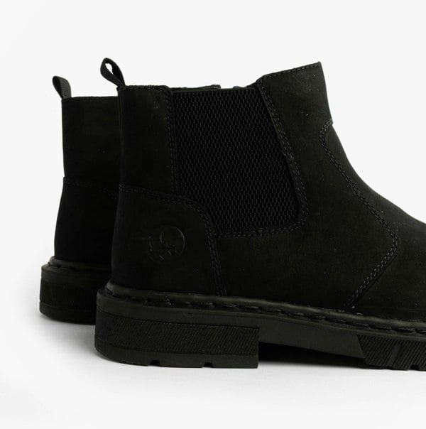 Rieker 31650-00 Mens Boots Black