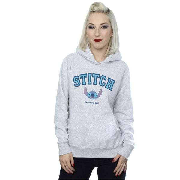 Disney Womens/Ladies Lilo And Stitch Collegial Hoodie - Sports Grey