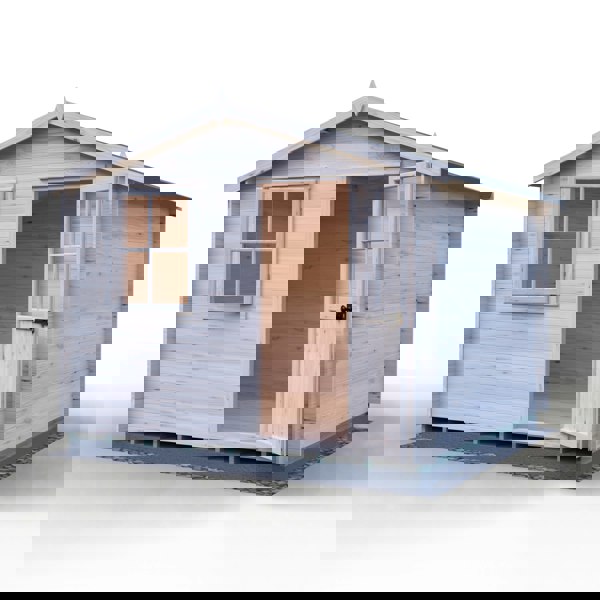 Shire Avesbury 10x10 Log Cabin 19mm interlock  Cladding - Best Shed