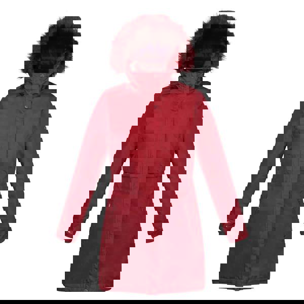 Regatta Womens/Ladies Lyanna Faux Fur Trim Parka - Cabernet - 