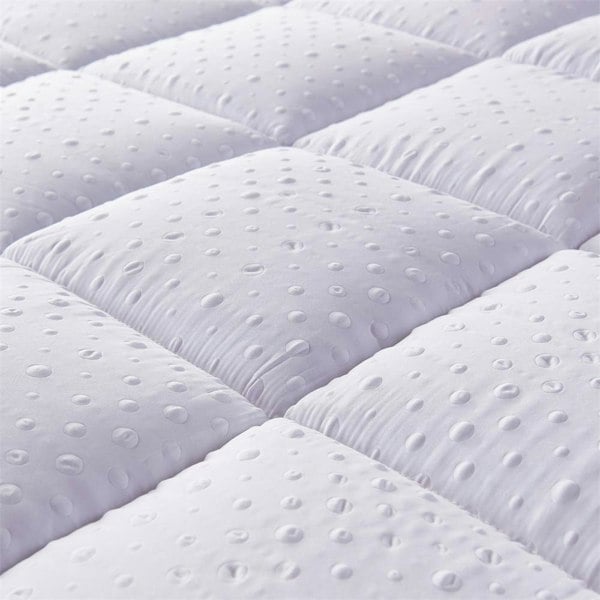 HomeSpace Direct 5cm 3D Microfibre Bubble Mattress Topper