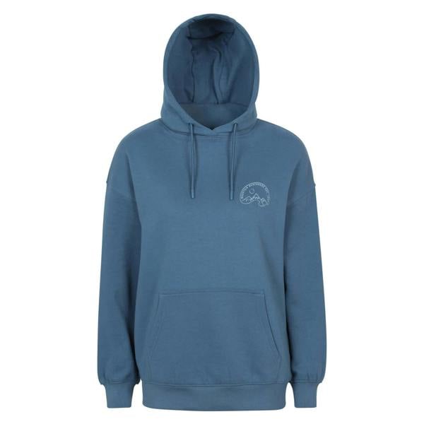 Mountain Warehouse Womens/Ladies Mountain Relaxed Fit Hoodie - Blue