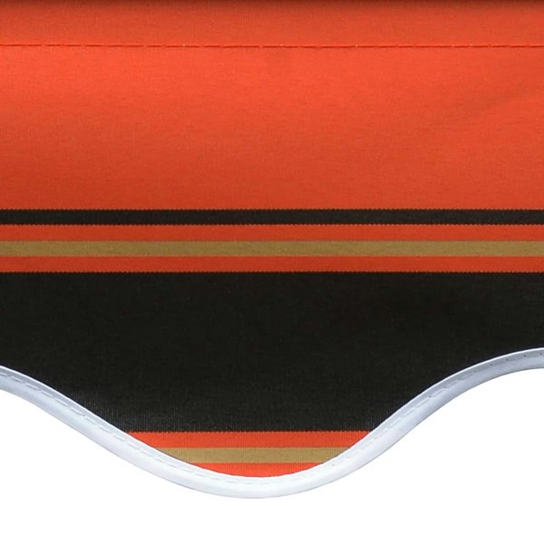 Berkfield Awning Top Sunshade Canvas Orange and Brown 350x250 cm