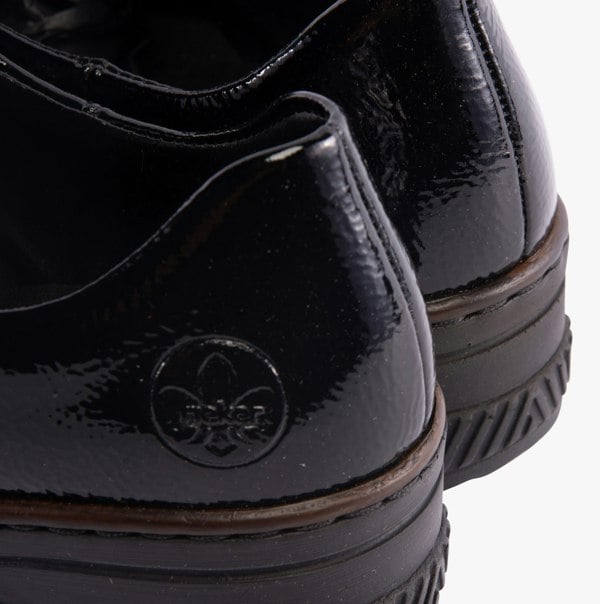 Rieker Leaves Womens Shoes - Black (487C0-00)