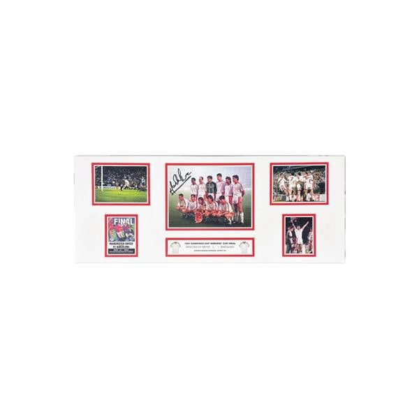 Mark Hughes signed 1991 ECWC Final signed storyboard — Unframed