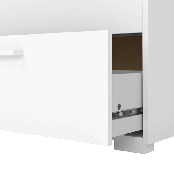 Wyld Haus Stuttgart Gloss White Chest of 6 Drawers