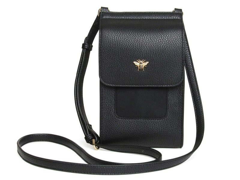 Alice Wheeler Mini Bloomsbury Bee Crossbody Phone Bag