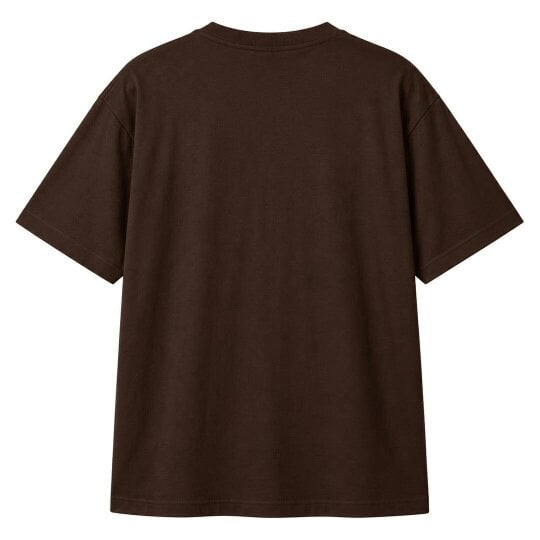 By Lanvin Embroidered Central Logo Dark Brown T-Shirt