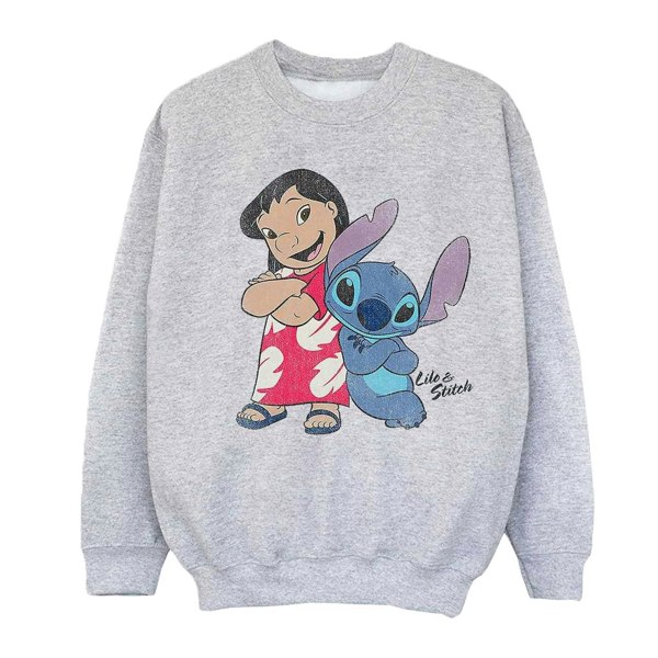 Lilo & Stitch Girls Classic Sweatshirt - Sports Grey