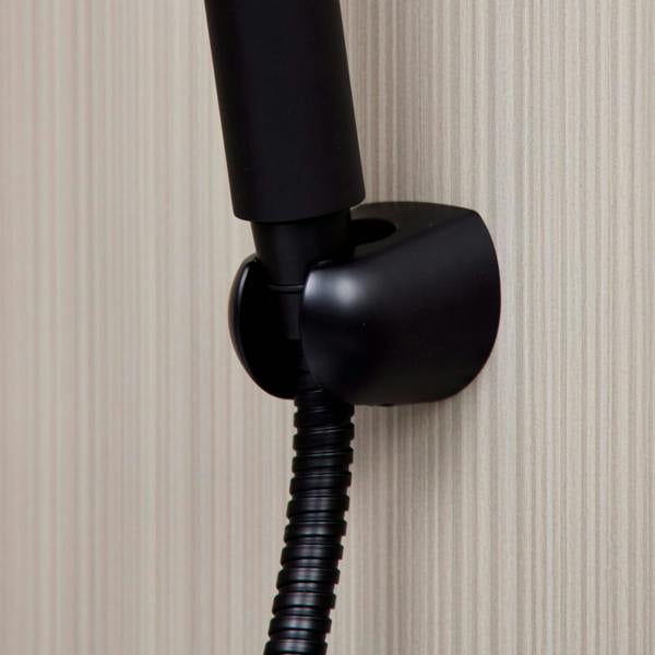 Flode Runn | Bath Shower Mixer | Including Handset and Holder | Matt Black