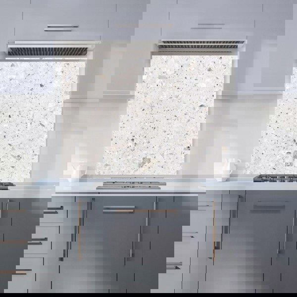 Warren Reed - Designer Off Grey Quartz Effect Kitchen Splashback