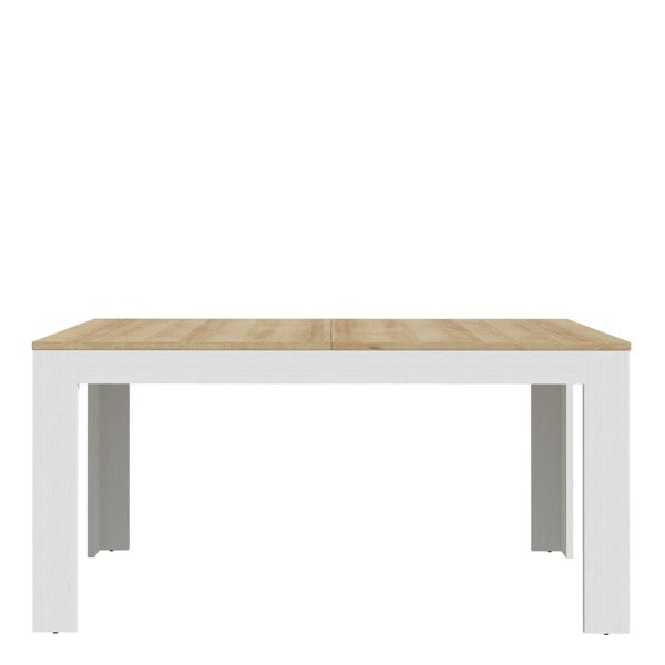 Furniture To Go Bohol Extending Dining Table in Riviera Oak/White