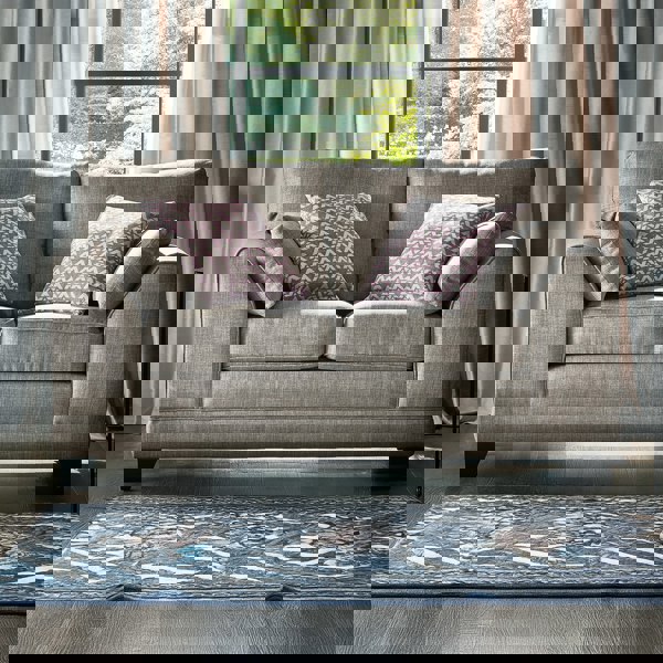 Furnishings For Less Hilliard Fullback Fabric 2 Seater Sofa