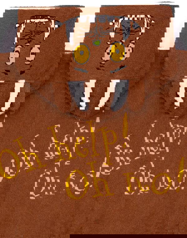 Vanilla Underground Gruffalo & Friends Unisex Kids Brown Poncho Towel (One Size)