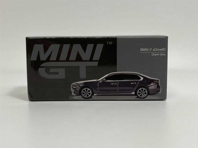 Mini GT BMW i7 xDrive60 Dravit Grey LHD 1:64 Mini GT MGT00818L