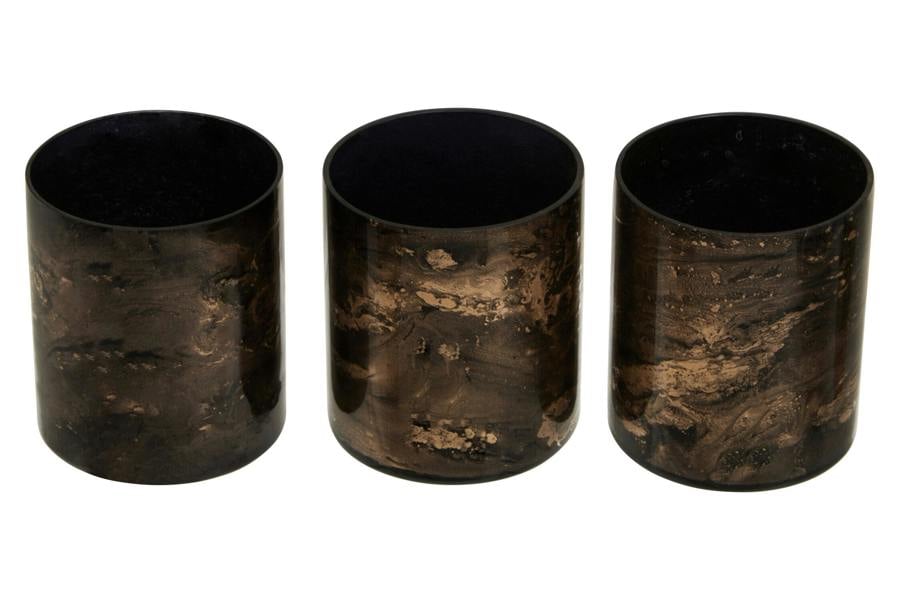 Interiors by Premier Set of 3 Gaia Tealight Holders