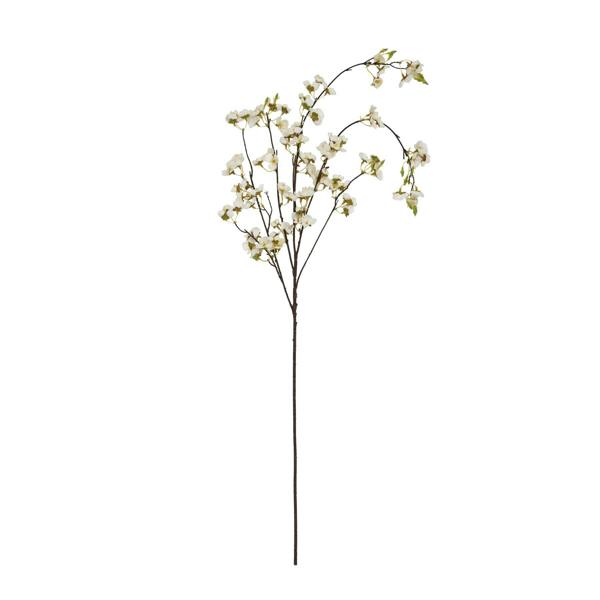 Wyld Haus Set of 3 Artificial Flowers White Japanese Blossom Stems
