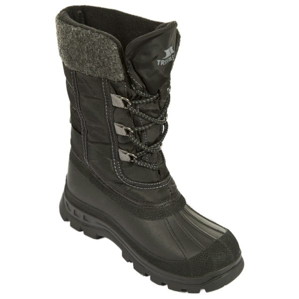 Trespass Youths Boys Strachan Snow Boots - Black