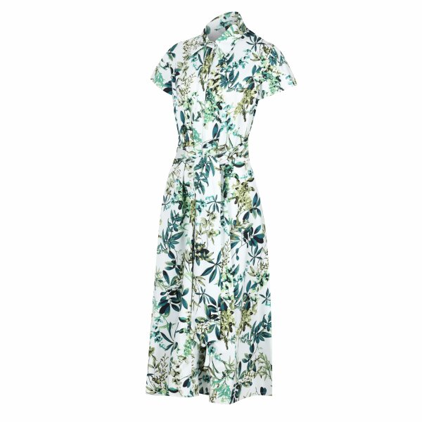 Lioness by TF Flourish Green Flora Sleeved Dress