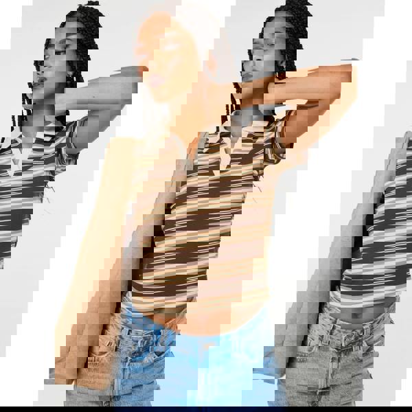 Pink Vanilla Short Sleeve Rugby Top