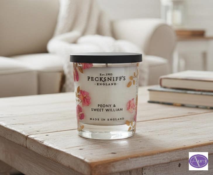 Pecksniff's Peony & Sweet William Scented Candle 198.4g
