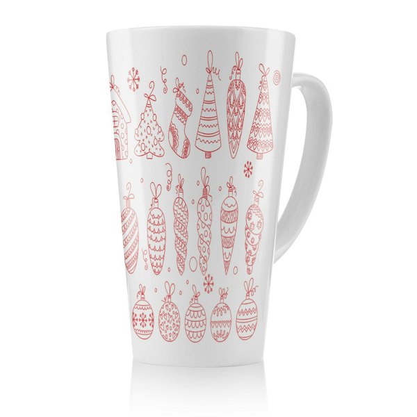 Benjamin Tate Design Winter Toys Dining Latte Mug