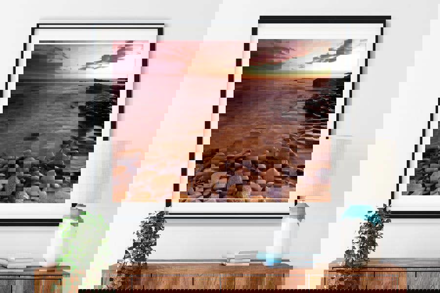 Art print of Hopeman Beach in Scotland