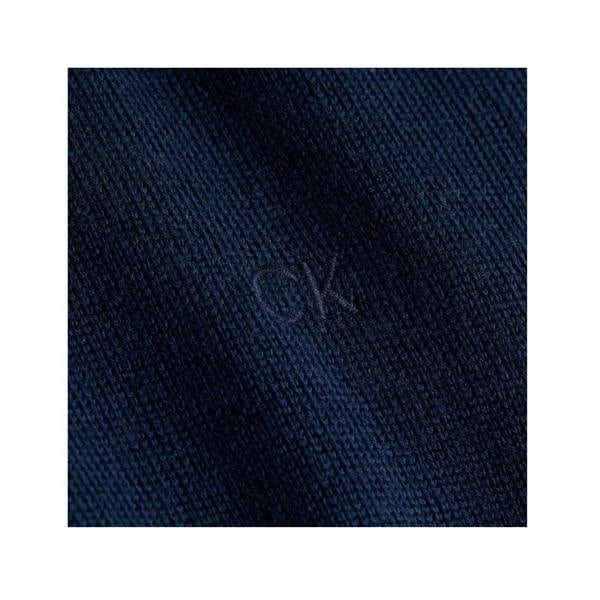 Calvin Klein Mens Merino Wool Regular Jumper - Navy - 