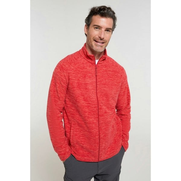 Mountain Warehouse Mens Snowdon II Full Zip Fleece Jacket - Red