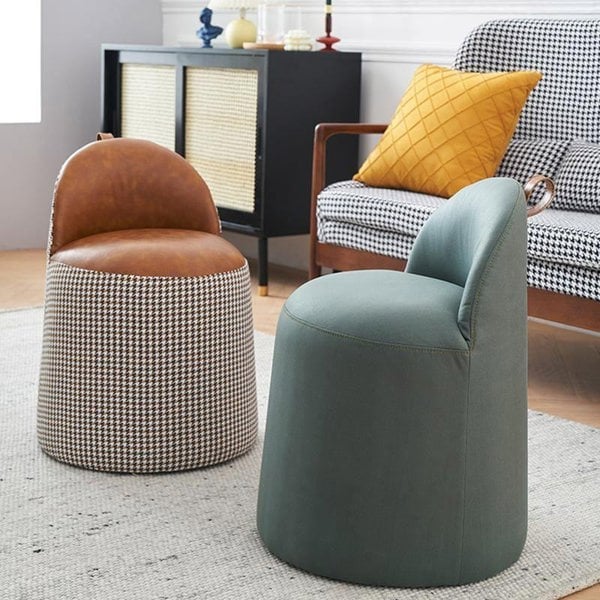 Bara Footstool, Leather-Weilai Concept-Weilai Concept