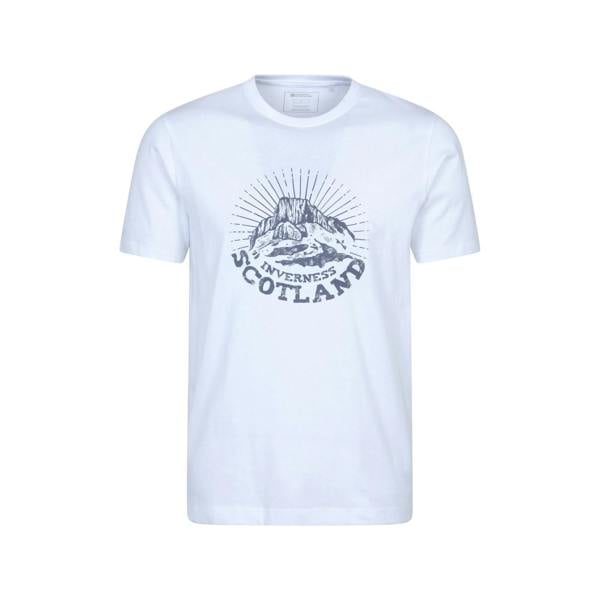 Mountain Warehouse Mens Inverness Short-Sleeved T-Shirt - White
