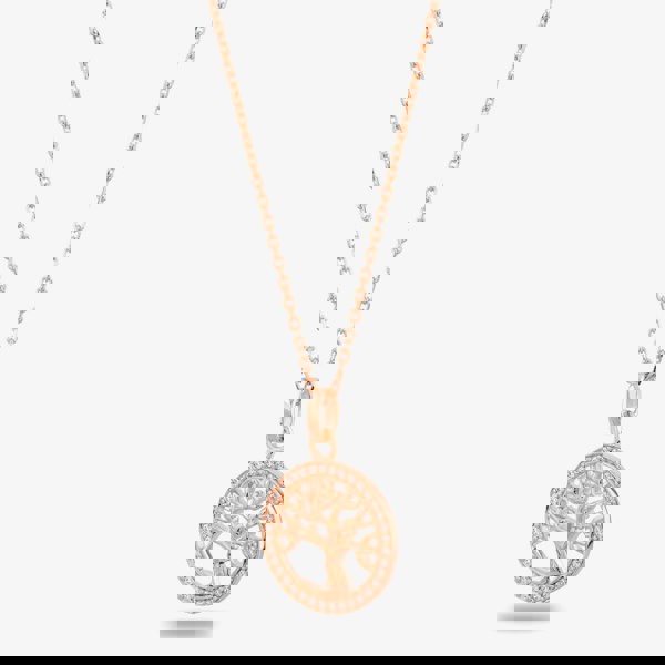 Rosa Lea Pave Tree Of Life Pendant BJ-P2989CRRG0.5M