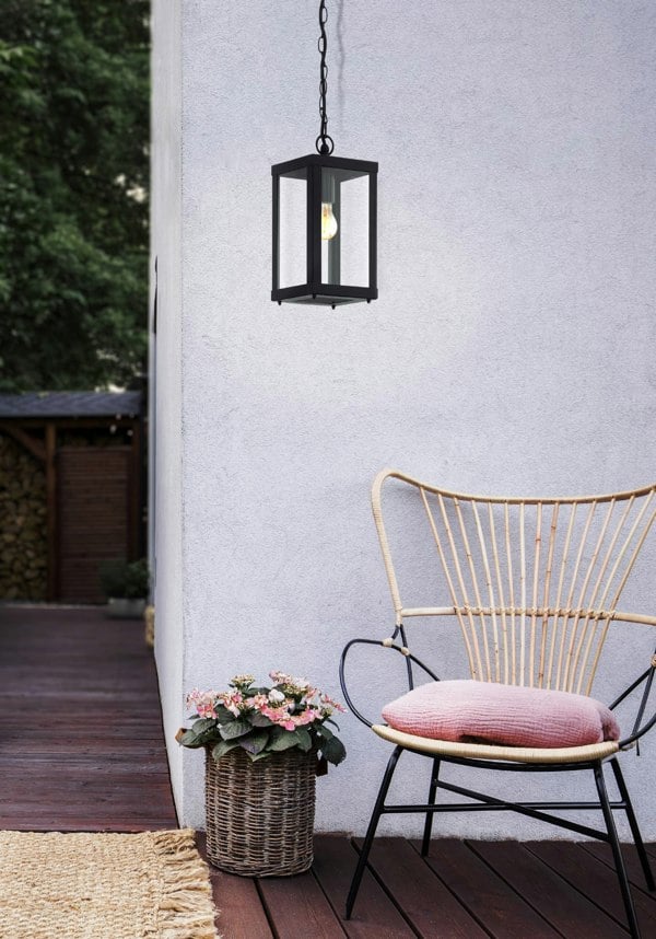 EGLO Alamonte 1 1-Light Caged Exterior Pendant