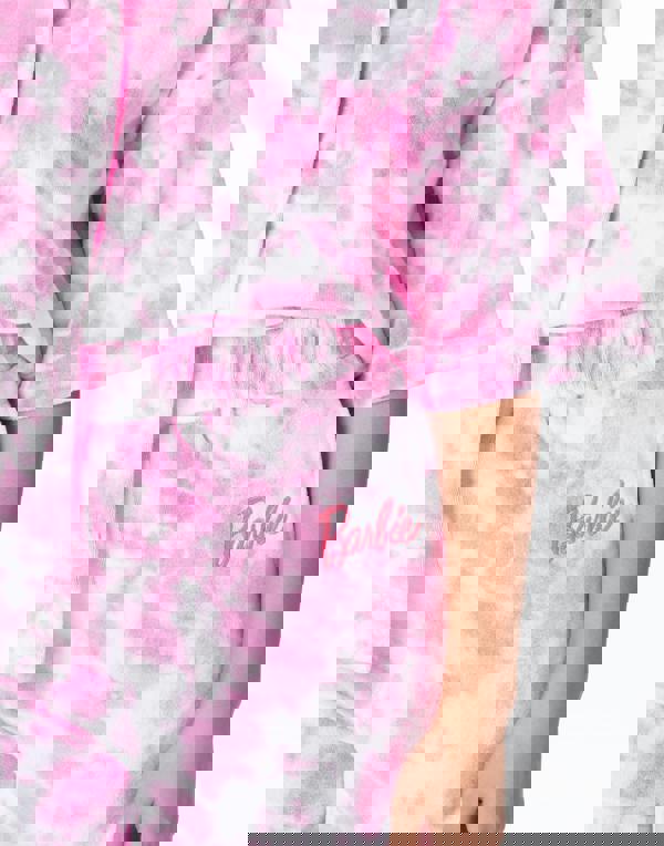 Barbie Womens Pink 3 Piece Towelling Co-ord